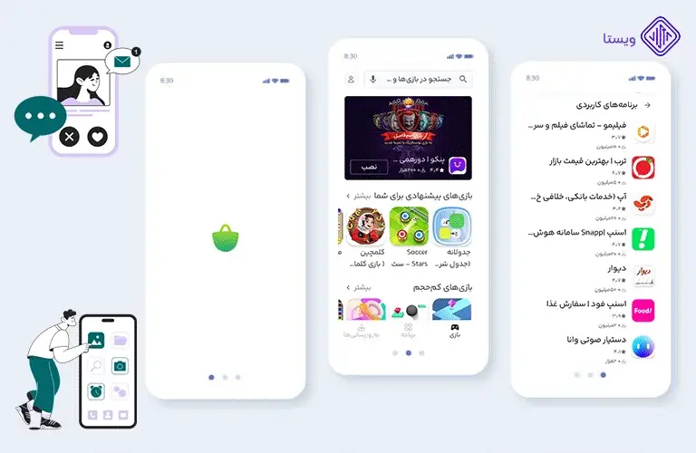 bazzar-app-بهترین و کاربردی ترین اپلیکیشن های ایرانی(آپدیت1403)