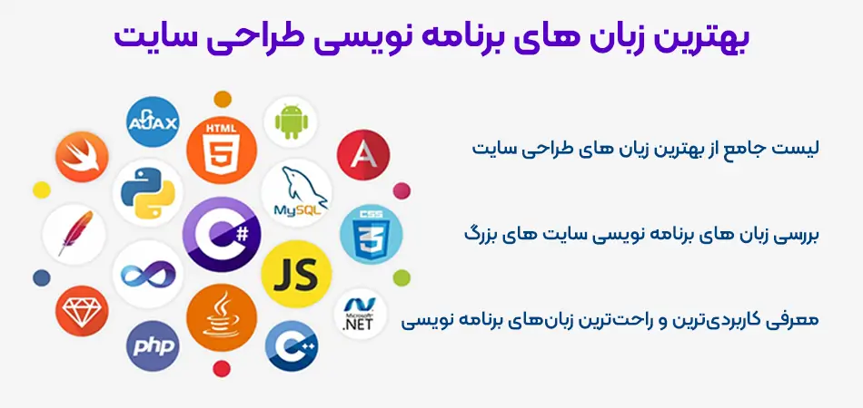 بهترین زبان های برنامه نویسی طراحی سایت