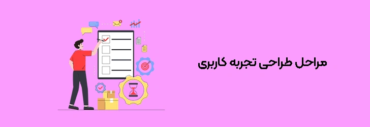 مراحل طراحی تجربه کاربری